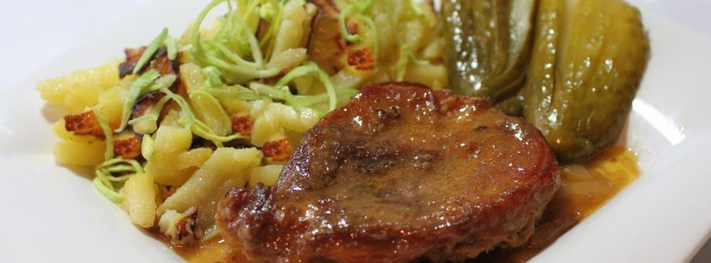 Bravčové pliecko na cibuli