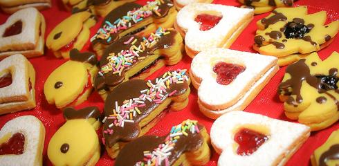 Vianočné zlepované koláčiky