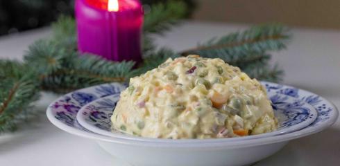 Zemiakový šalát s majonézou