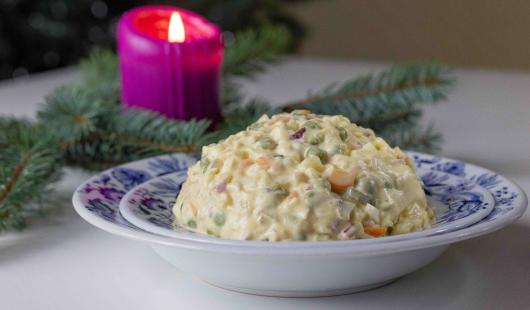 Zemiakový šalát s majonézou